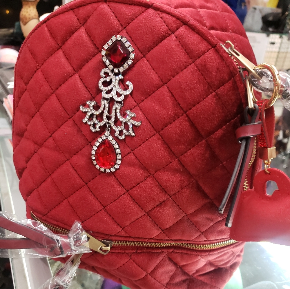 Quilted Red Backpack 3AM Forever®
